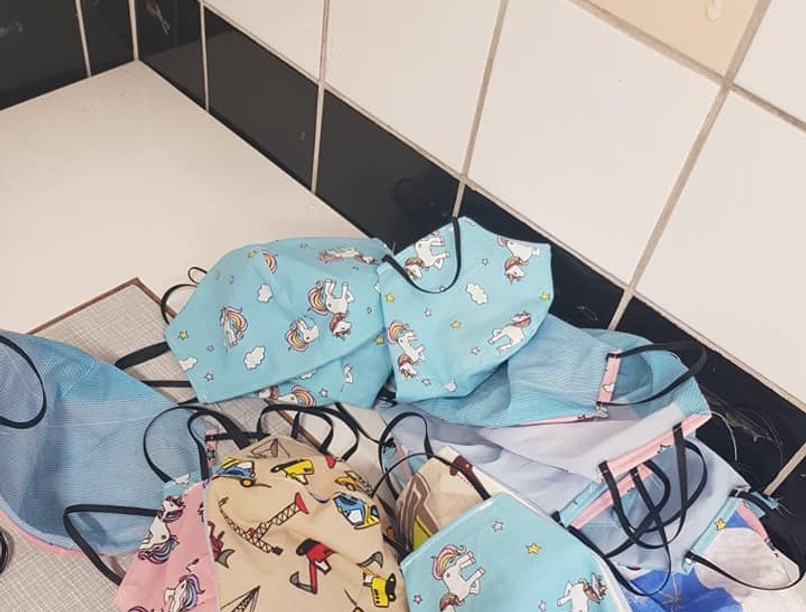 Koronavírus, szájmaszk - A kép forrása: Orbán Katalin, Facebook