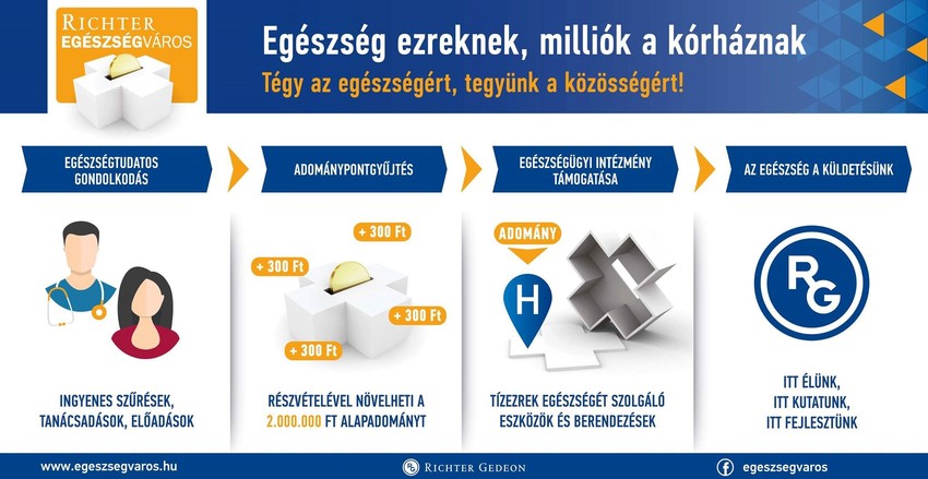 A Richter Egészségváros program eredményei