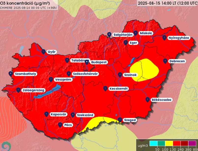 talajközeli ózon vszélyes