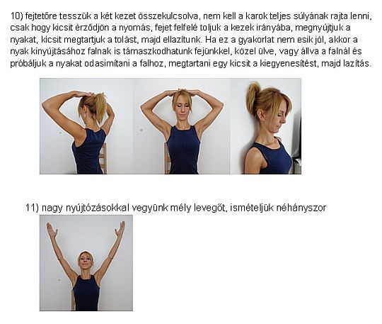 A nyak-, a váll-, és a vállöv gyógytornája