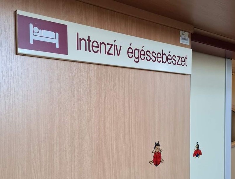 intenzív égéssebészet, áramütés, vonat, baleset