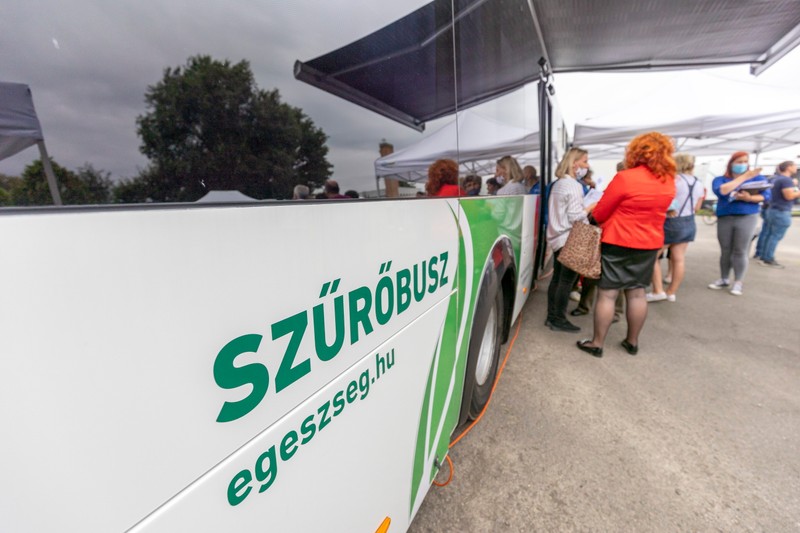 Ezeket a szűrővizsgálatokat végzik el helyben a szűrőbuszokon