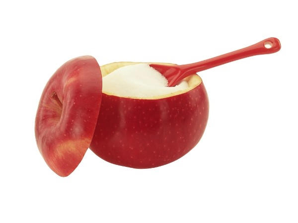 Az alma magas fruktóz-, vagyis gyümölcscukortartalommal bír