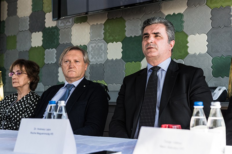 Dr. Mikola Bálint, Dr. Szökő Éva, Dr. Samu Antal (balról-jobbra)