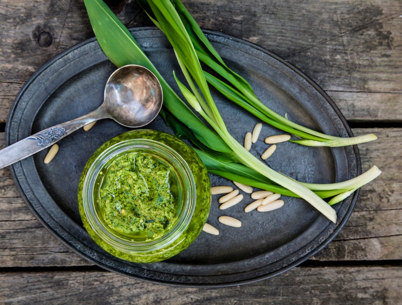 medvehagyma, pesto recept, egészség