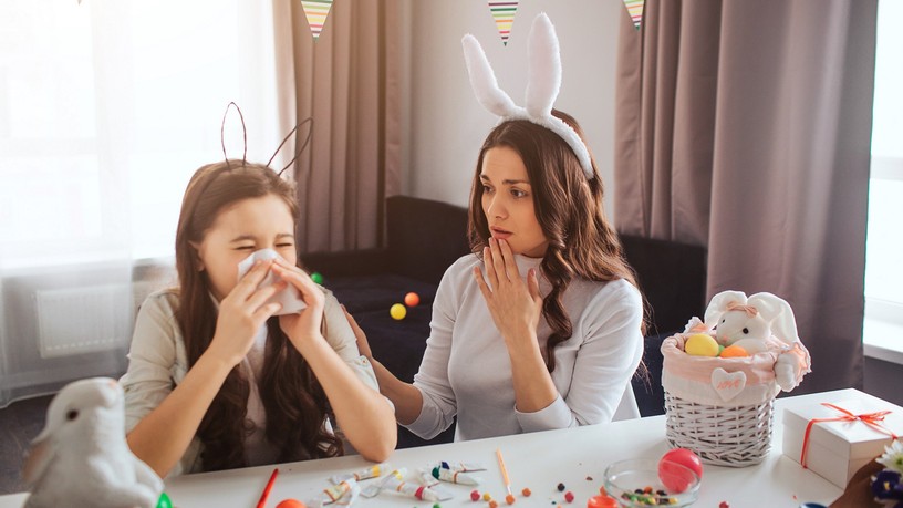 allergiás betegségek, immunológia, húsvét, tüsszögés