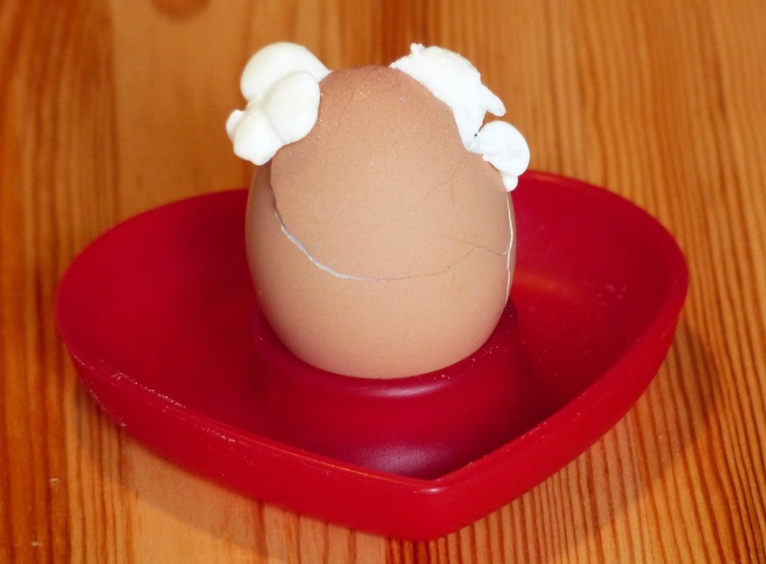 Ép, egészséges tojás főzésekor is előfordul, hogy főzés közben megreped, és a fehérje kitüremkedik a repedésen, elcsúfítva a főtt tojásunkat, nem beszélve az így főtt fehérje ízetlenségéről.