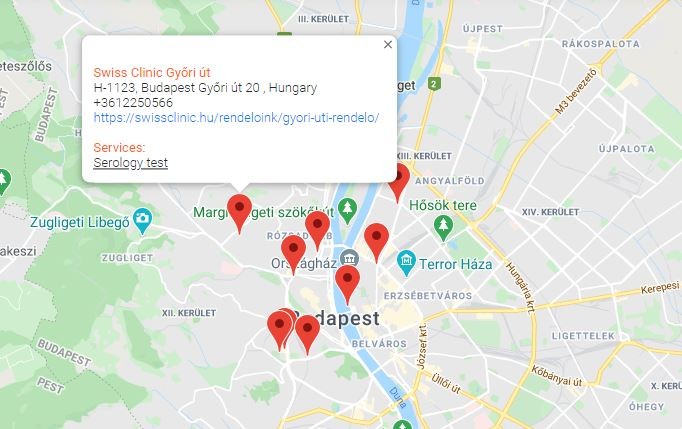 A koronavírus teszteket végző helyek listája folyamatosan frissül
