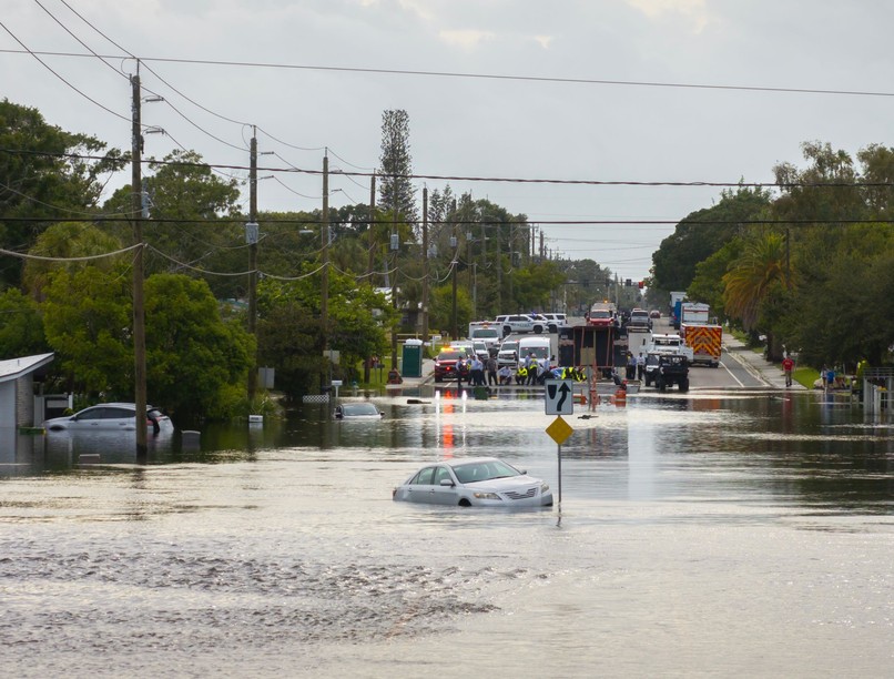 Milton hurrikán Florida áramkimaradás