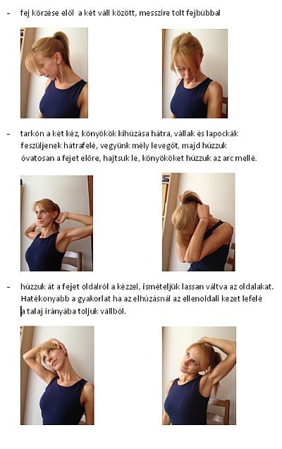 Gyógytornák: nyaki problémák a helytelen testtartás miatt