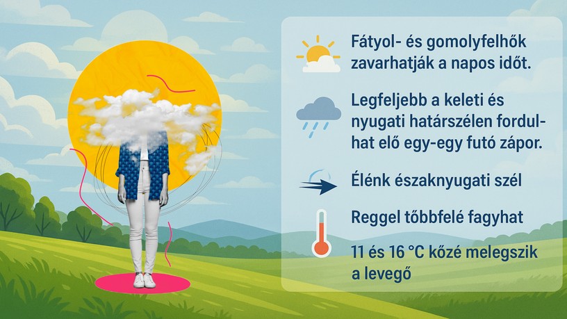 hírek, friss orvosmeteorológia, időjárás front szerda