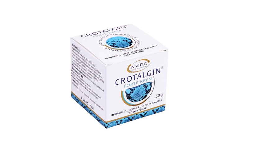 A CROTALGIN® FORTE krém reumás és izomfájdalmak enyhítésére. Gyógyszernek nem minősülő gyógyhatású készítmény