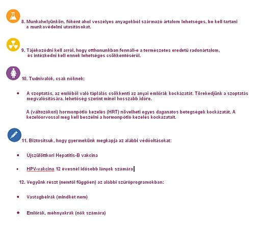 Mit tehetünk a daganatos betegségek megelőzéséért?