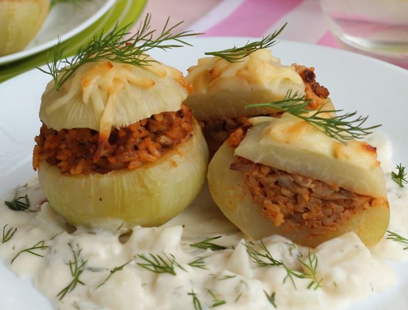 karalábé, töltött karalábé, vegetáriánus recept, recept