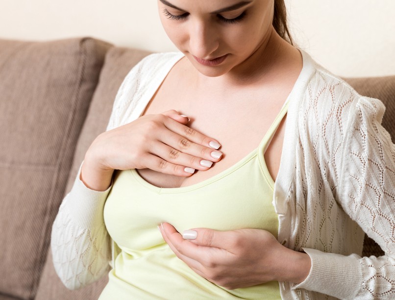 mellrák, daganat, égő érzés, terhesség