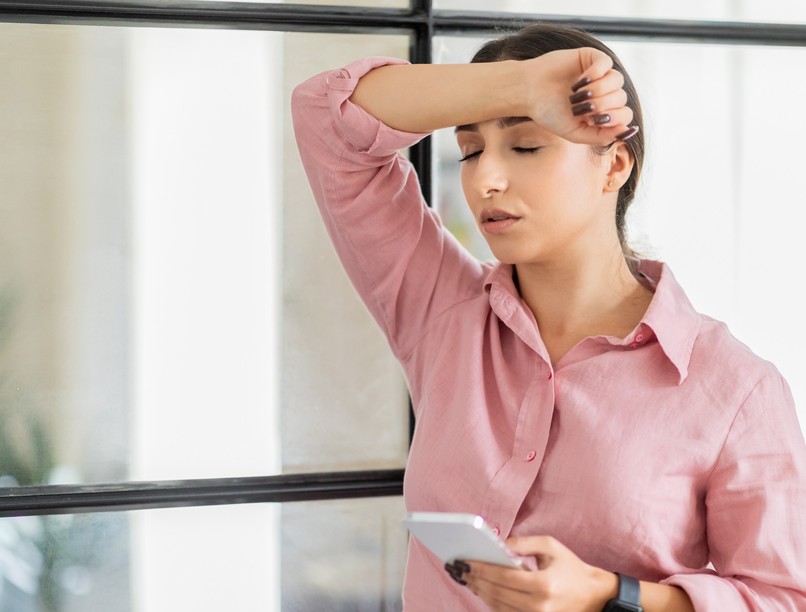 fokozott izzadás stresszhelyzet tenyér homlok