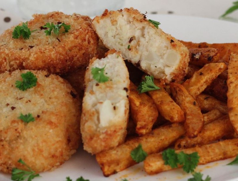 karfiolfasírt, zellerropogós, recept, vegetáriánus