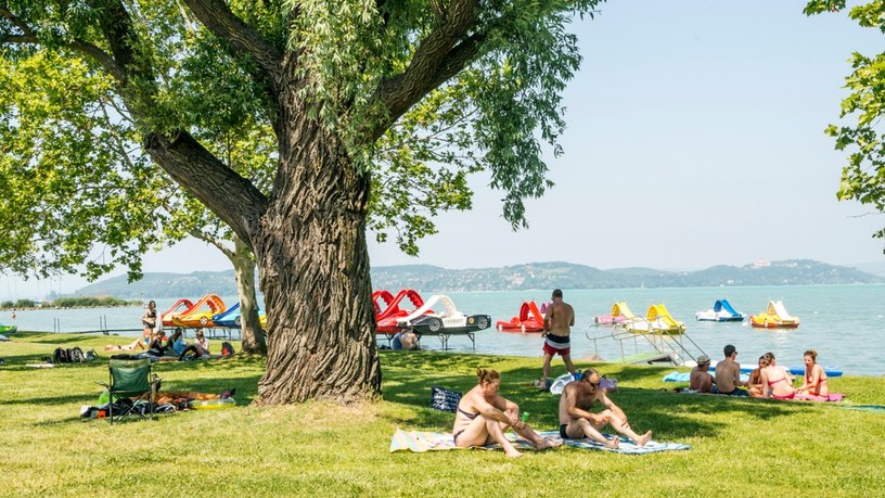balatonlelle, strand