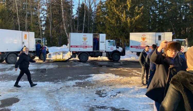 Mobilkórházakat állítottak fel az Ukrajnából kitelepítetteknek Oroszországban