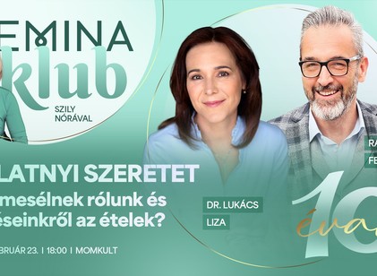 Mi irányít minket, miért eszünk akkor is, ha amikor nem vagyunk éhesek? Erről is beszél majd Rákóczi Feri és Lukács Liza! című cikk nyitóképe