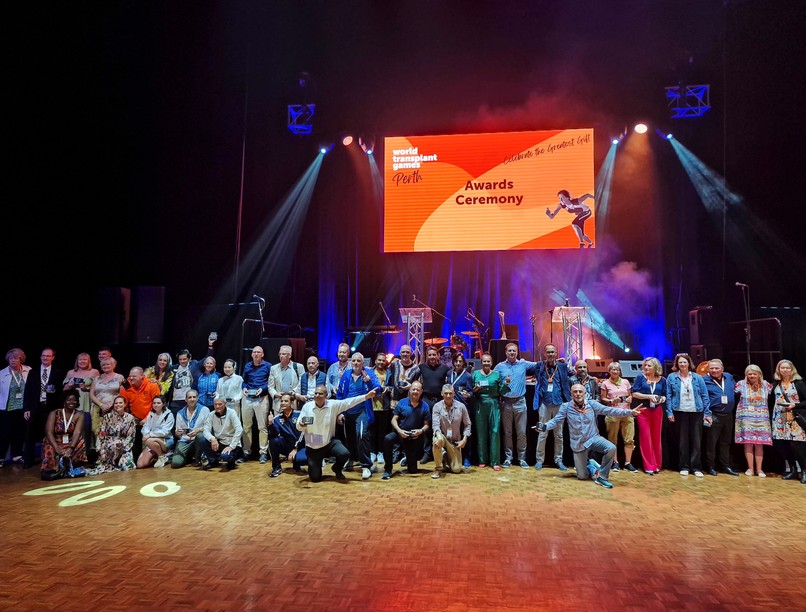 magyar szervátültettek, perth, érem, világjáték