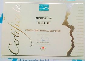 Magyar siker: Európa - Ázsia átúszás...