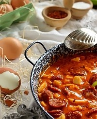 Egy reggeli finomság: tojáspörkölt