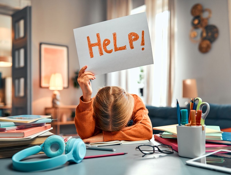 gyerek stressz iskola tanulás