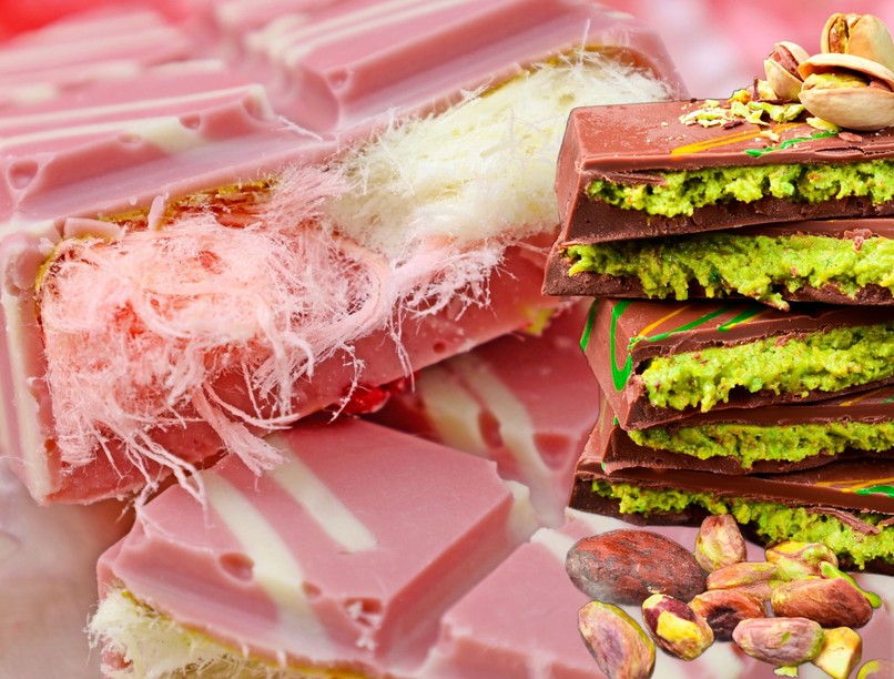 Angyalhaj csokoládé Dubai csoki kalória