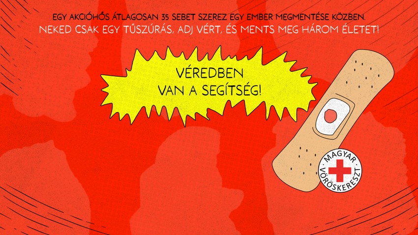 "Véredben van a segítség!" mottóval, videóval erősíti a Magyar Vöröskereszt a nyári véradó kampányát.