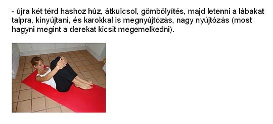 Gyógytorna derékfájás megszüntetésére