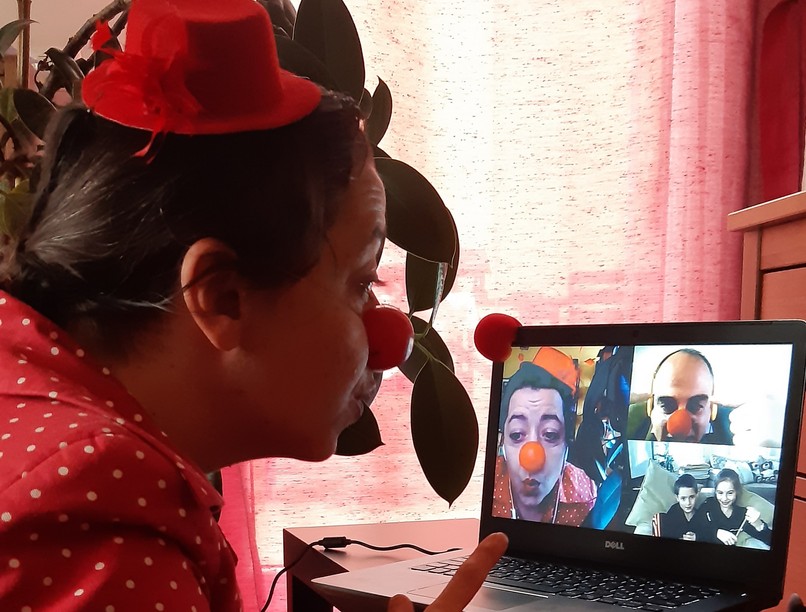 Online bohócdoktori vizit