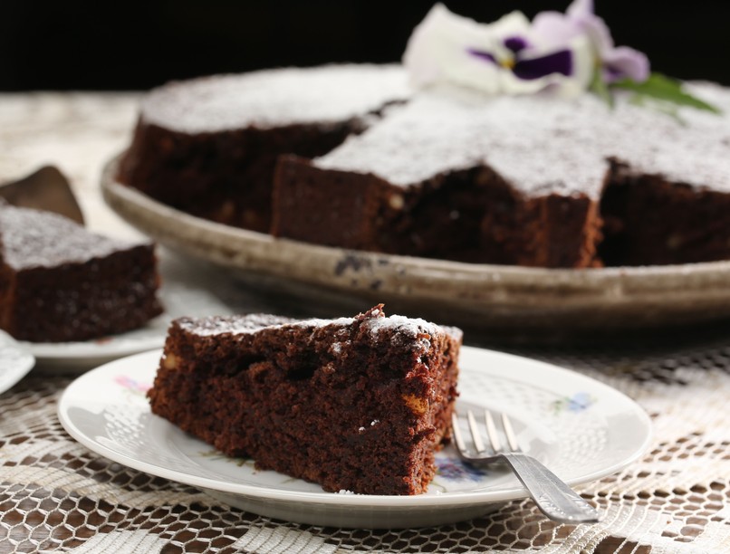 Céklás-csokoládés sütemény karácsony gluténmentes