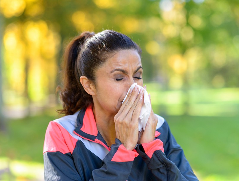 allergia, pollen, sport