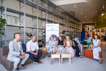 A SYNLAB Magyarország szakértői nőgyógyász és dietetikus részvételével mutatták be a legújabb kutatási eredményeket. Fotó: Barta Bálint