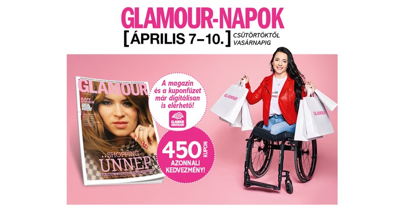 Glamour-napok: áprilisban egy fontos üzenettel is érkezik a vásárlói ünnep