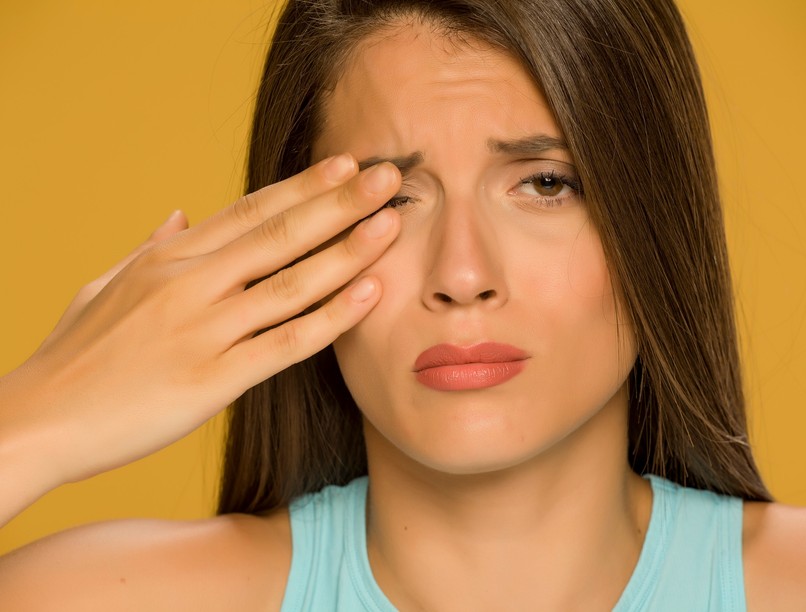 szem, szárazság, irritáció, víz, tenger, klór