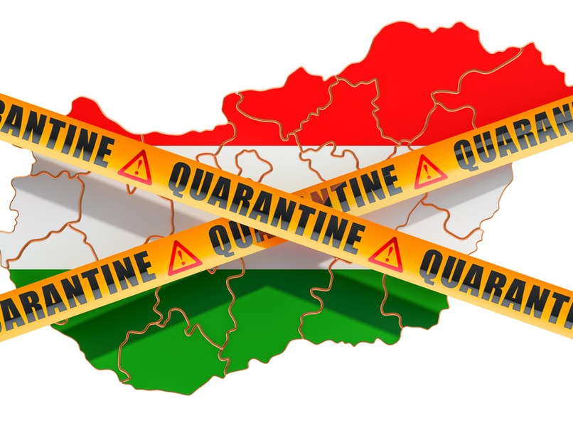 koronavírus határzár, Magyarország