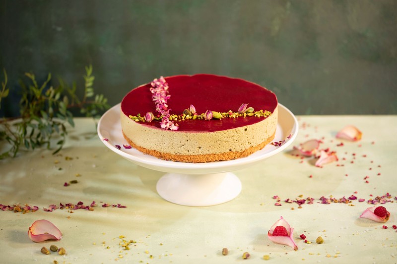 Piros, zöld, elegáns - ez az alkotás lett Magyarország Cukormentes Tortája