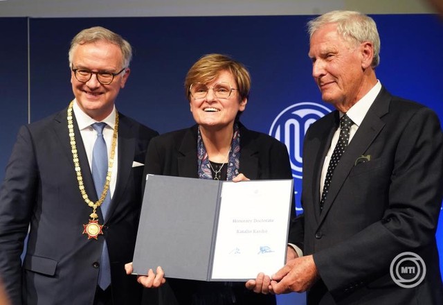 A Bécsi Orvostudományi Egyetem Semmelweis-érmével tüntették ki Karikó Katalint