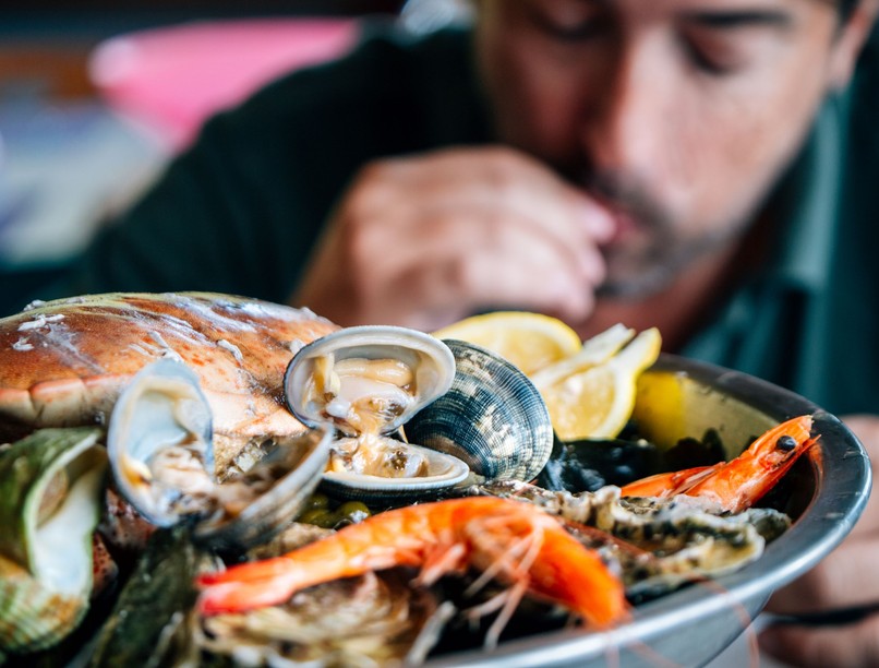 kagyló, hal, rák tengeri herkentyű allergia tünetei