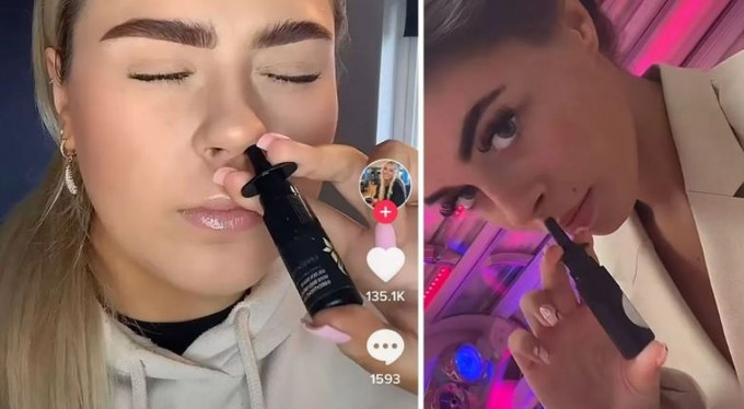 Rengeteg mellékhatása lehet a TikTokon terjedő önbarnító orrspray-nek című cikk nyitóképe