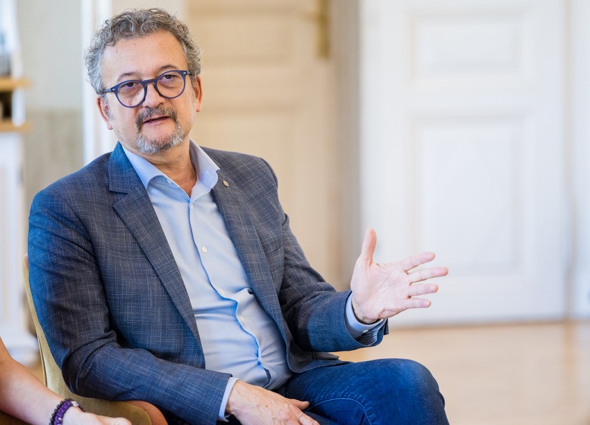 Dr. Nádor Csaba, neonatológus, a Melletted a helyem Egyesület elnöke