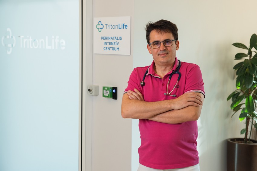 Dr Kocsis István PhD, egyetemi docens, a TritonLife Róbert Magánkórház Neonatológiai Osztályának osztályvezető főorvosa