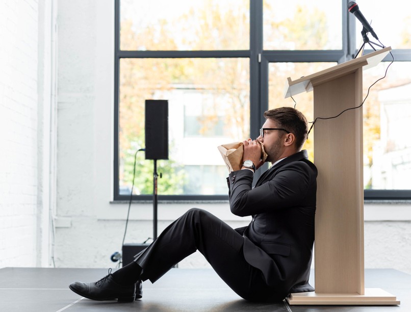 lámpaláz, szorongás, félelem