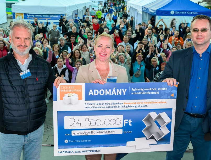 Richter Adományátadás