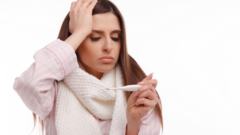 lyme kór, influenza, láz, kullancs