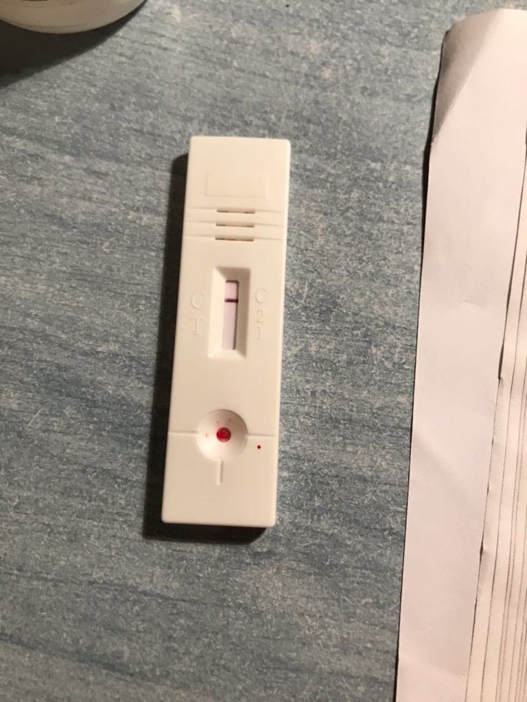 Ilyen egy negatív koronavírus-teszt eredmény