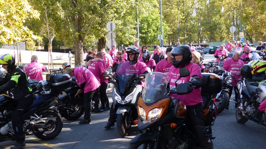  Magyar Rákellenes Liga,  motoros felvonulás