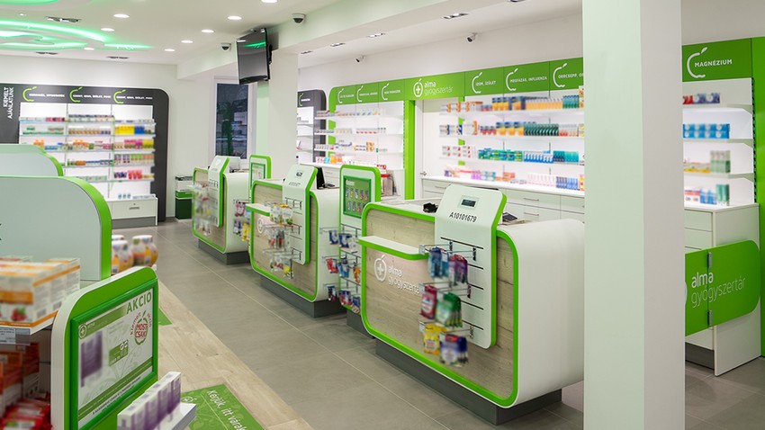 A szabad polcokról a vásárlók kedvükre válogathatnak a termékek közül